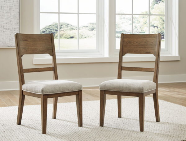 Cabalynn - Oatmeal / Light Brown - Dining Uph Side Chair (Set of 2) - Image 3