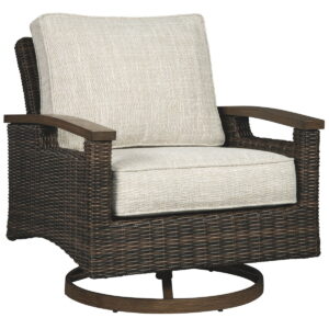 Paradise Trail - Medium Brown - Swivel Lounge Chair (Set of 2)