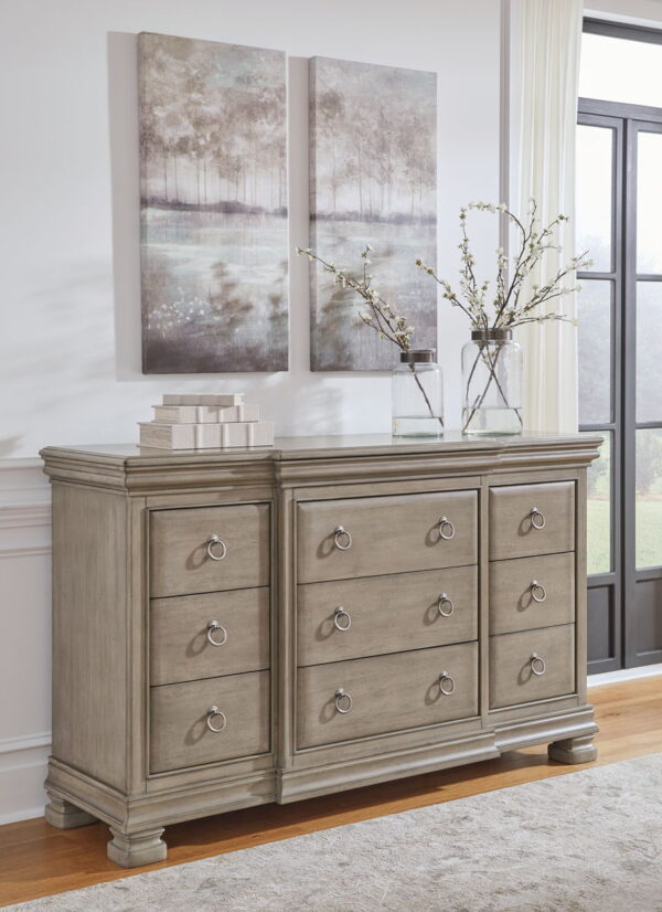 Lexorne - Gray - Dresser - Image 2