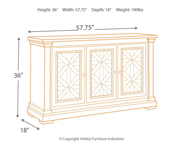Bolanburg - Beige - Dining Room Server - Image 2