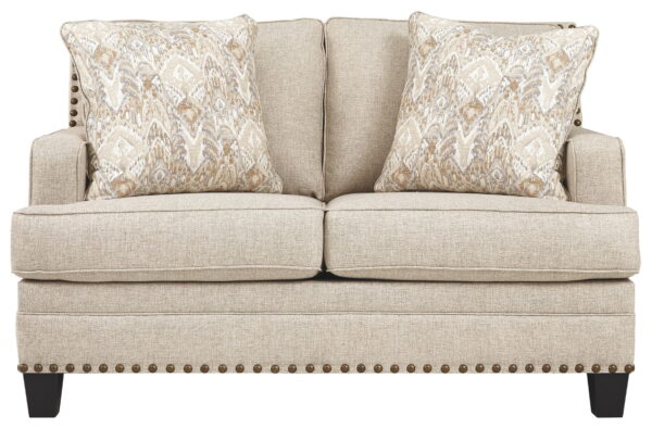 Claredon - Linen - Loveseat - Image 3