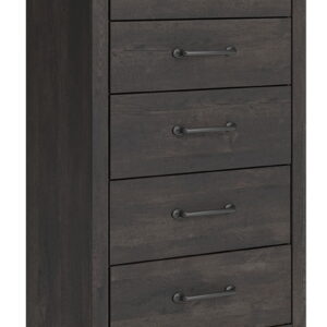 Hollivern - Dark Gray - Five Drawer Chest