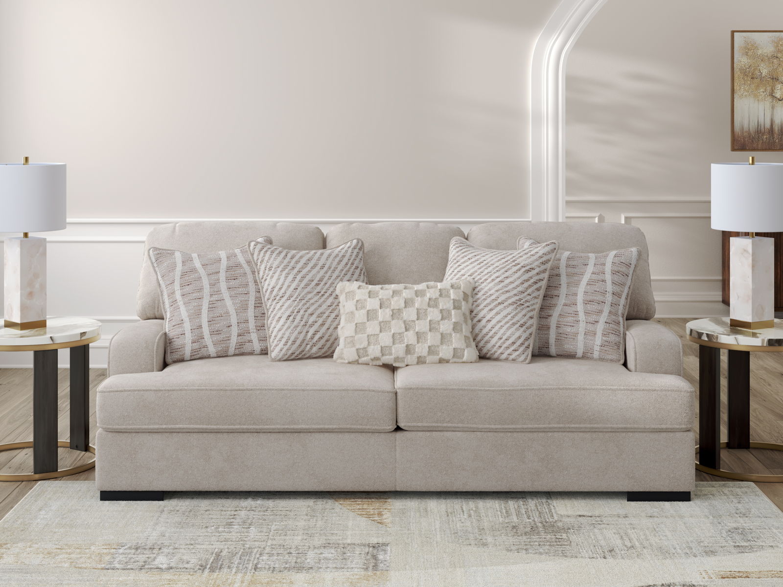 High Profile - Sofa - Taupe - Image 2