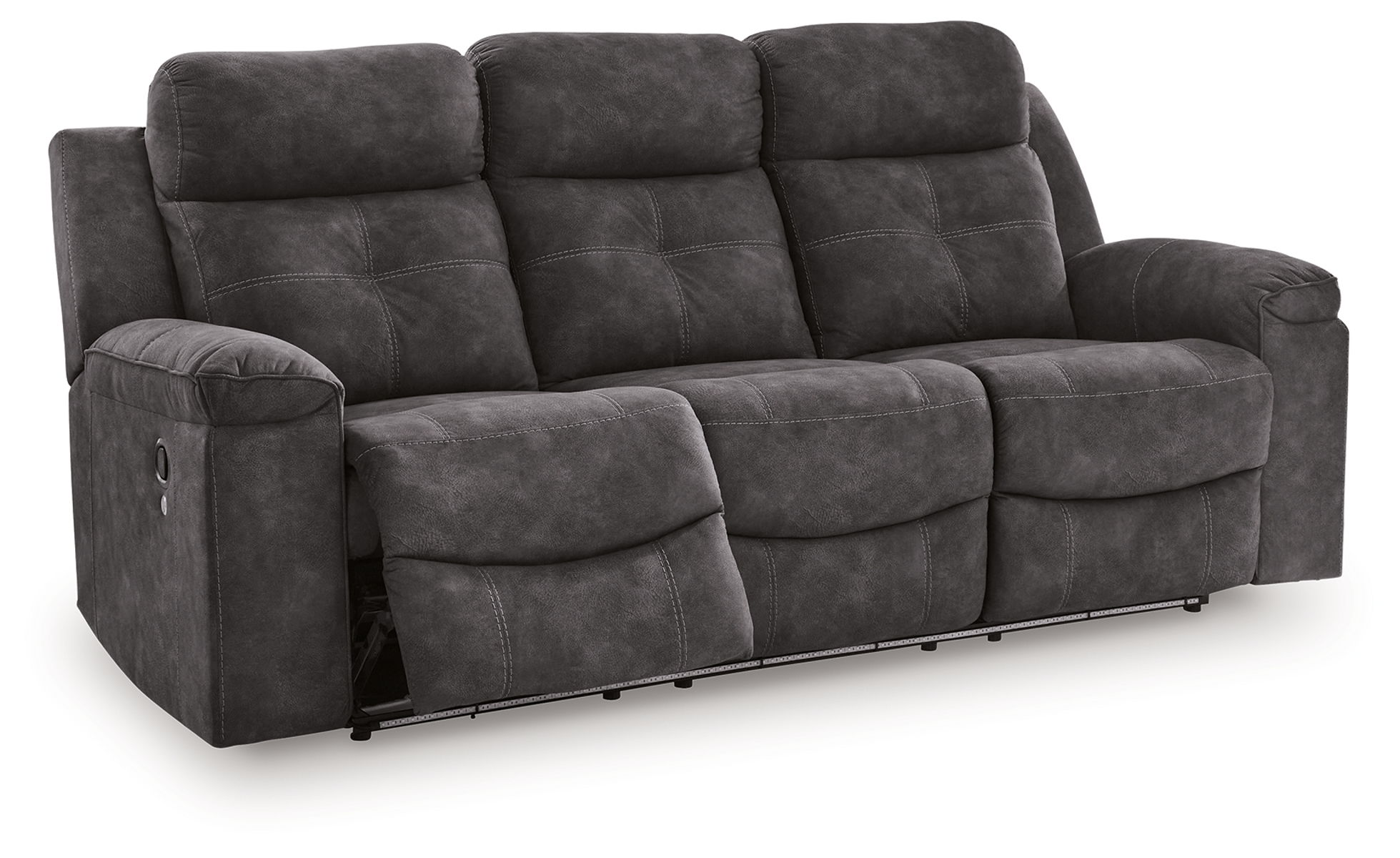 Brysonview - Reclining Sofa - Charcoal - Image 4