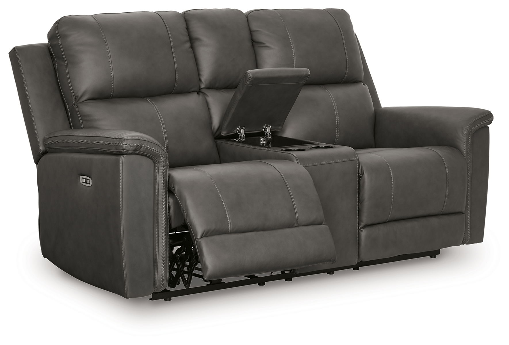 Bleckley - Power Reclining Loveseat With Console / Adjustable Headrest - Image 2