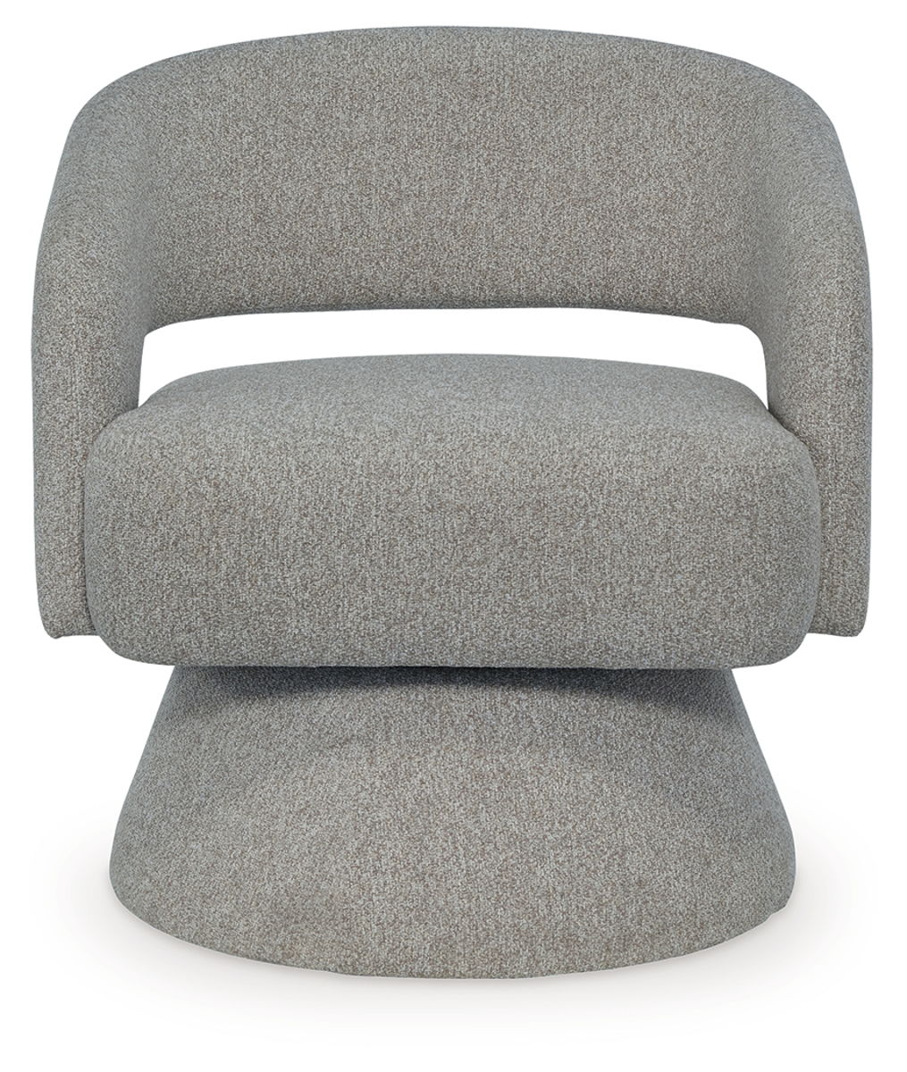 Nashkins - Swivel Accent Chair - Pebble - Image 3