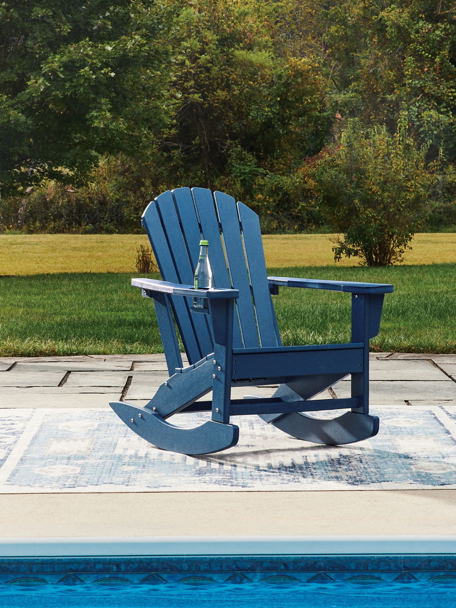 Sundown Shores - Rocking Chair - Blue - Image 4