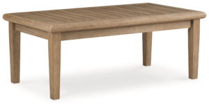 Carter Hall - Rectangular Cocktail Table - Beige
