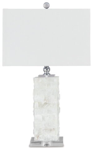 Malise - Alabaster Table Lamp - White