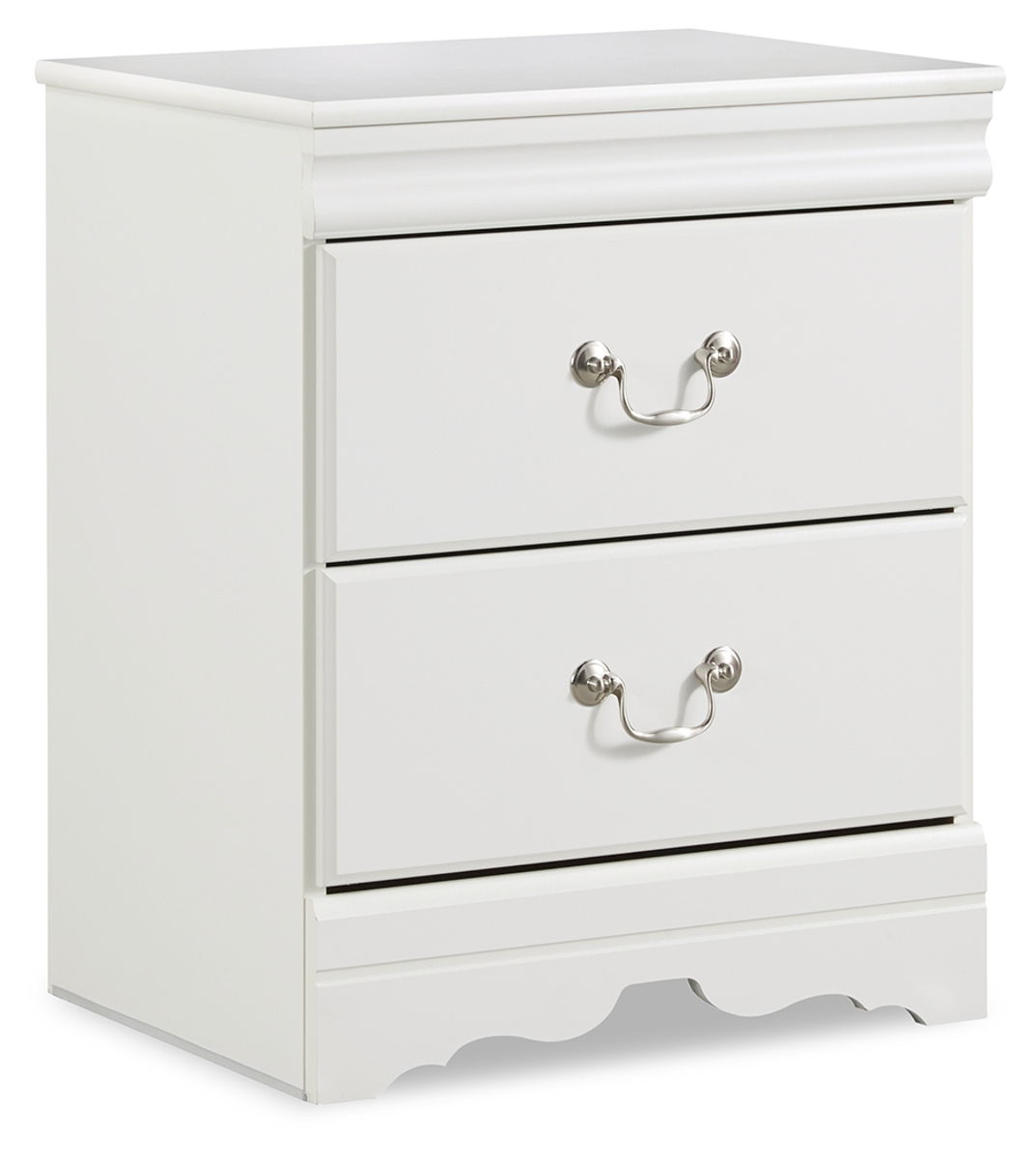 Anarasia - Two Drawer Night Stand - White