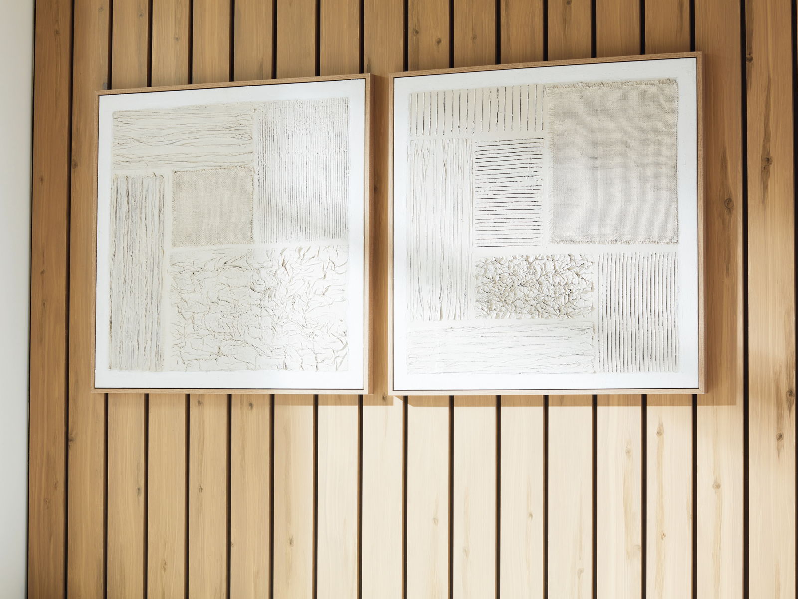 Andorfield - Wall Art Set (Set of 2) - Beige / Black / White - Image 2