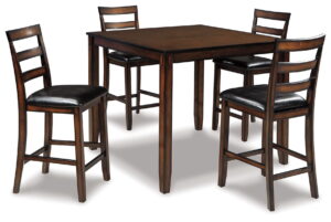 Coviar - DRM Counter Table Set (Set of 5) - Brown