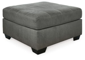 Pitkin - Oversized Accent Ottoman - Slate