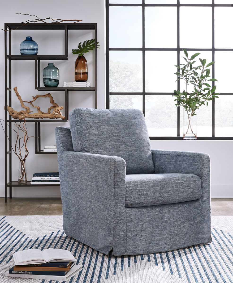 Nenana Next-Gen Nuvella - Swivel Glider Accent Chair - Image 7