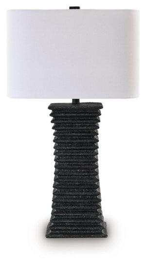 Golzar - Poly Table Lamp - Black