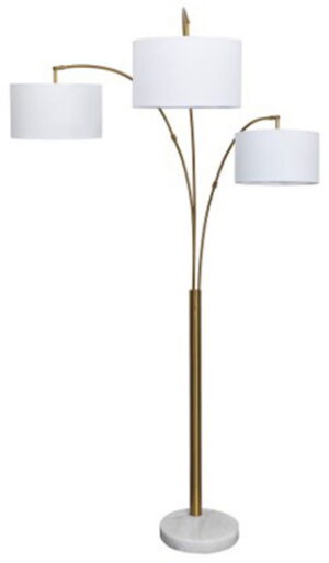 Valo - Metal Arc Lamp - Gold Finish
