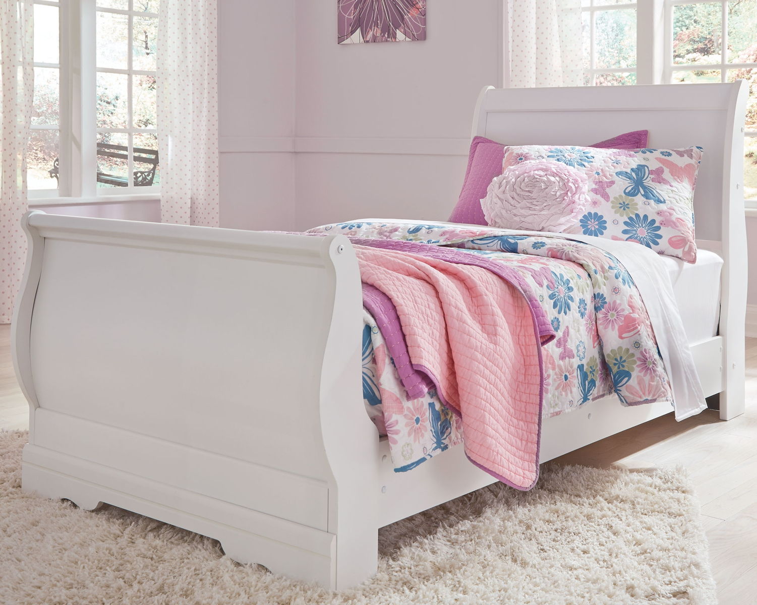 Anarasia - Sleigh Bed Set - Image 6