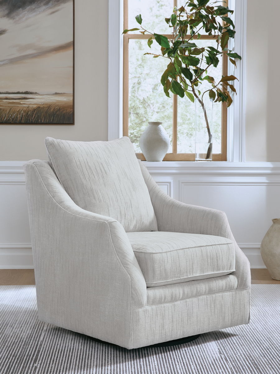 Gubbins - Swivel Accent Chair - Gray - Image 3