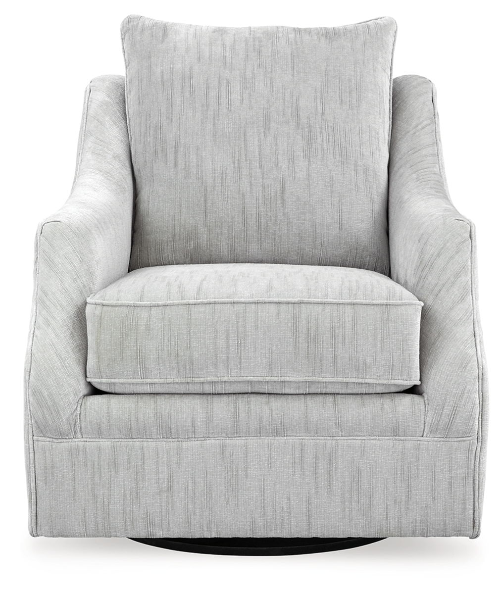 Gubbins - Swivel Accent Chair - Gray - Image 4