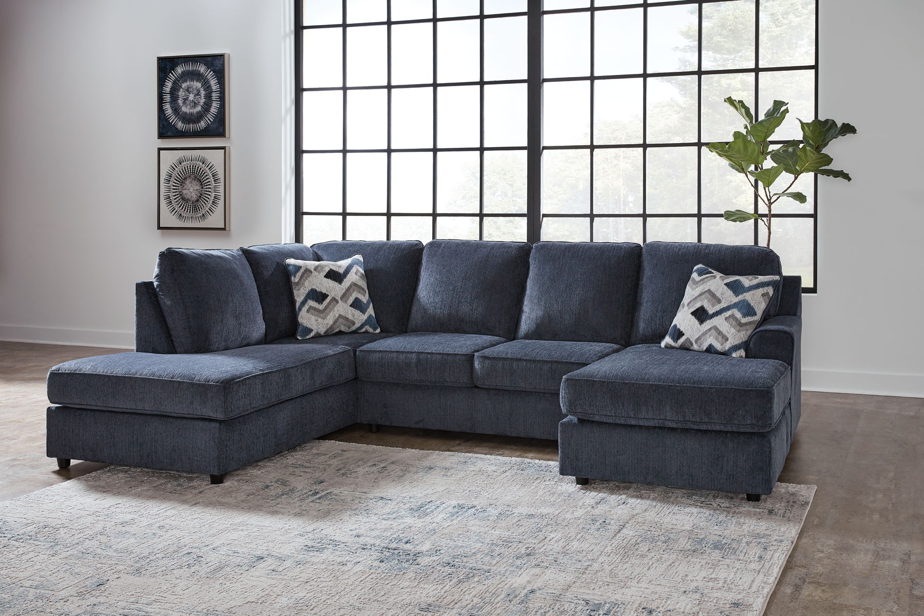 Albar Place - Sectional With Ottoman - Image 7
