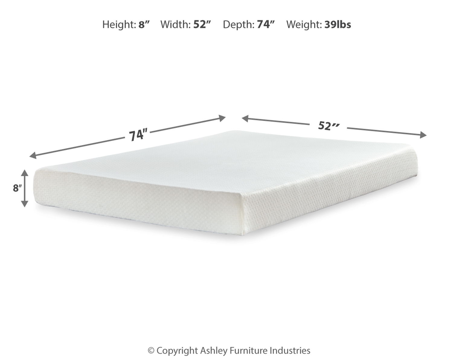 Chime 8 Inch Memory Foam - Medium Memory Foam Mattress - Image 6