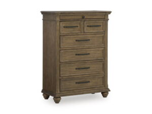 Karallin - Seven Drawer Chest - Medium Brown