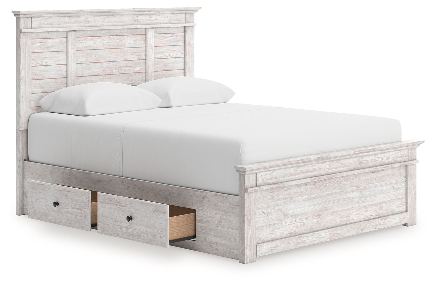 Makidern - Panel Storage Bed With Under Bed Storage Unit - Image 3