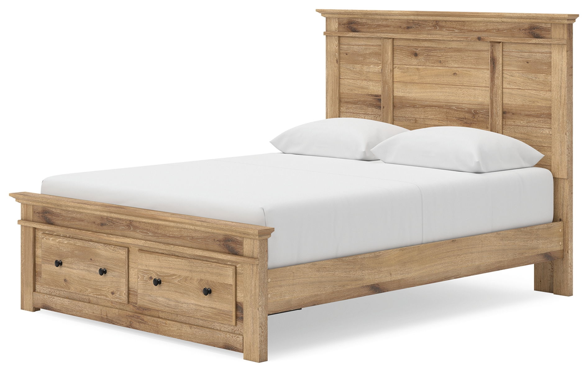 Makidern - Panel Storage Bed With Storage Footboard - Image 6