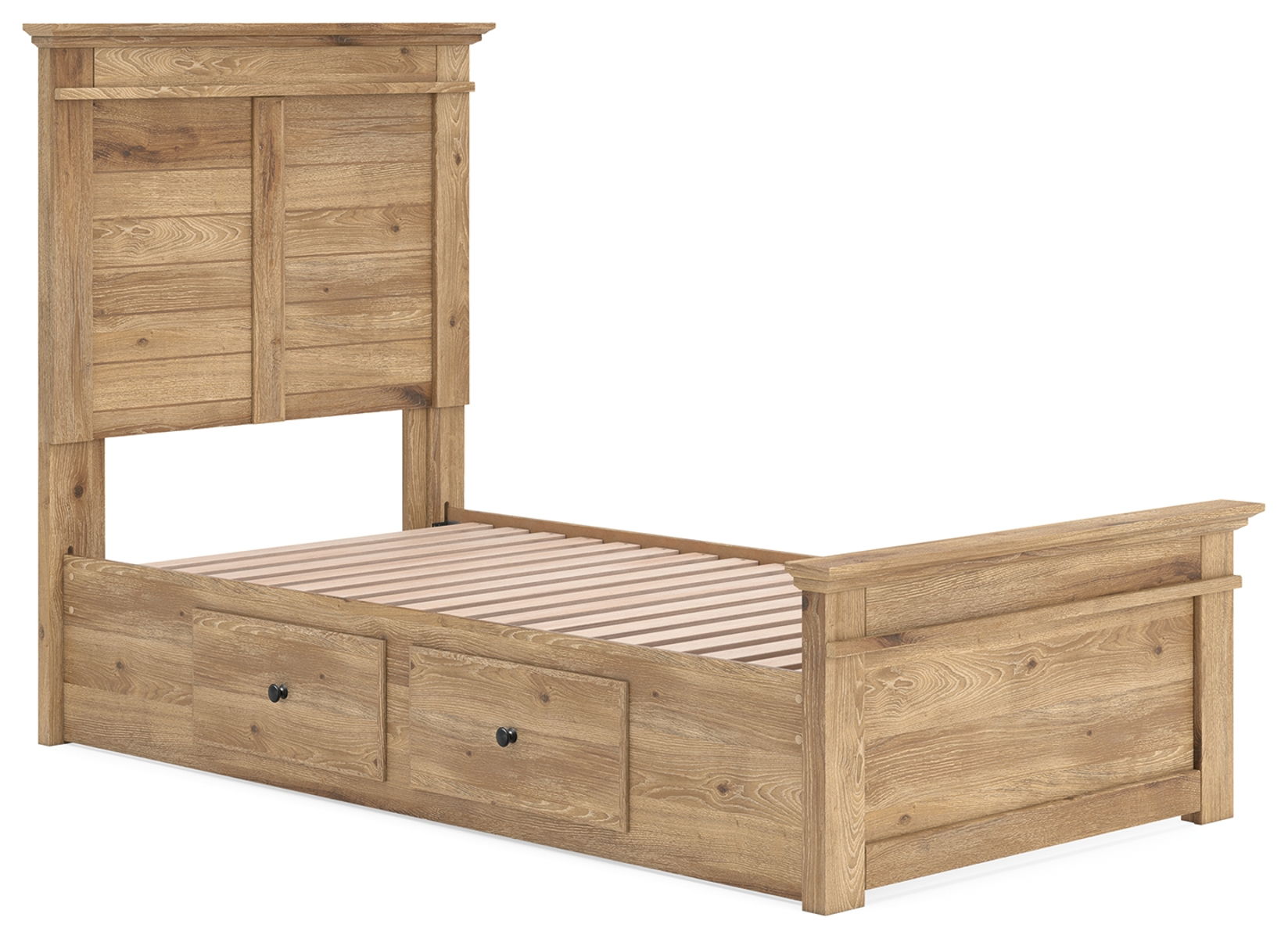 Makidern - Panel Storage Bed With Under Bed Storage Unit - Image 9