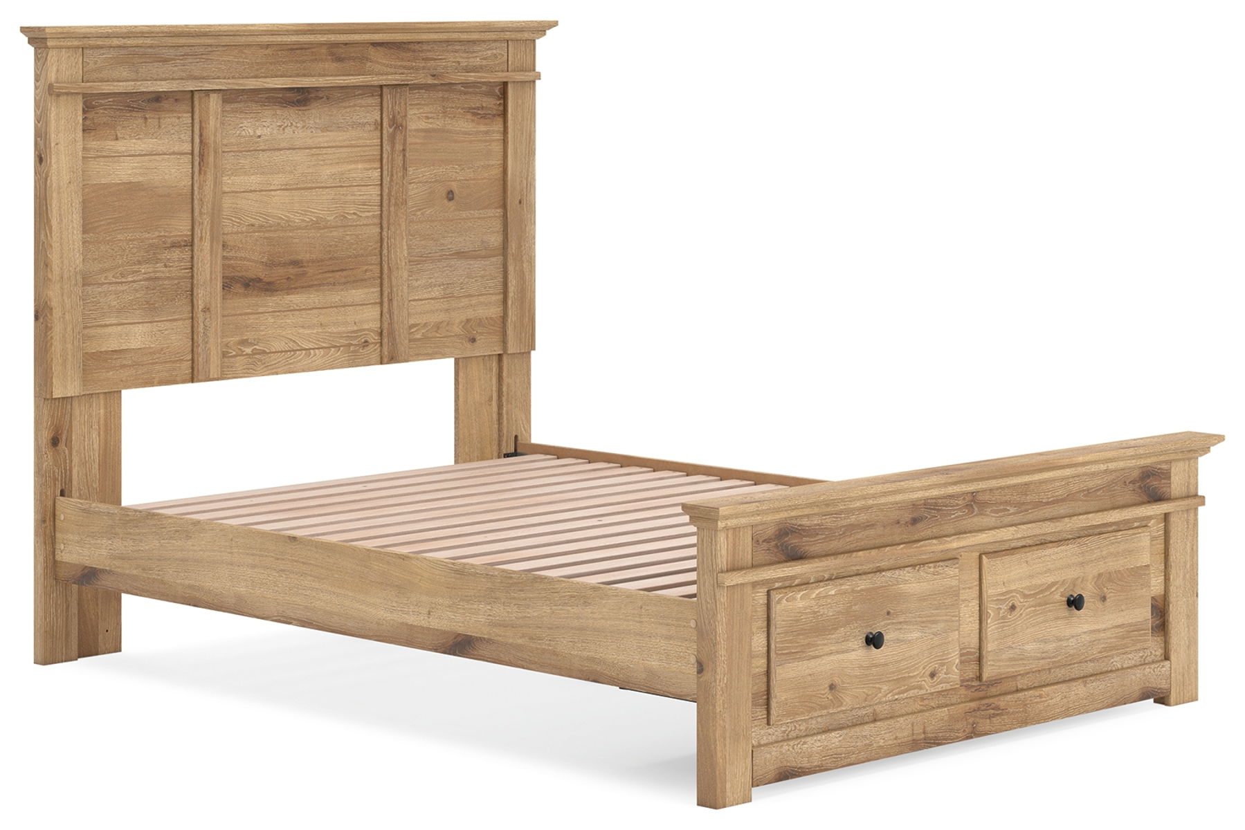 Makidern - Panel Storage Bed With Storage Footboard - Image 10