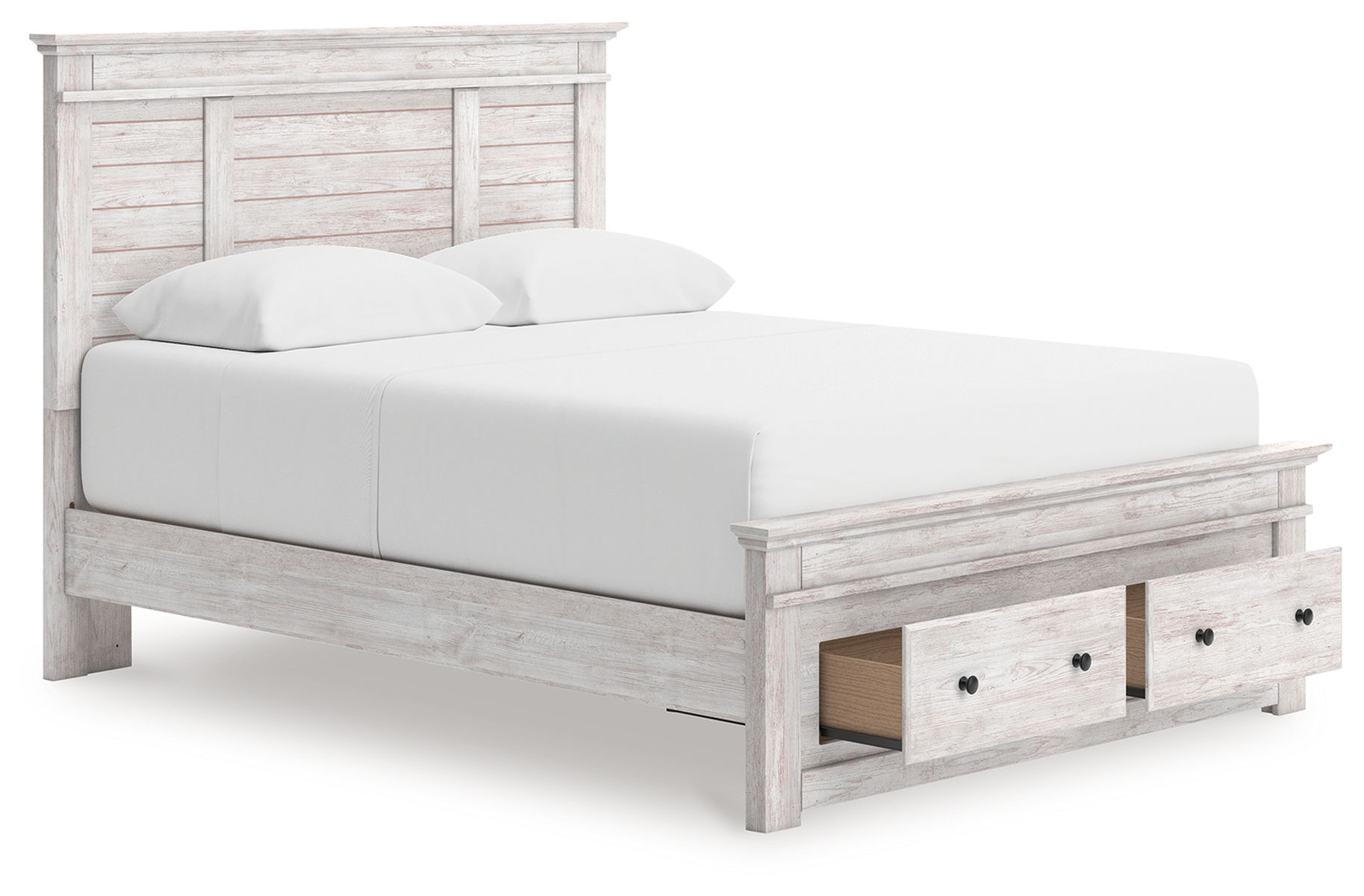 Makidern - Panel Storage Bed With Storage Footboard - Image 16