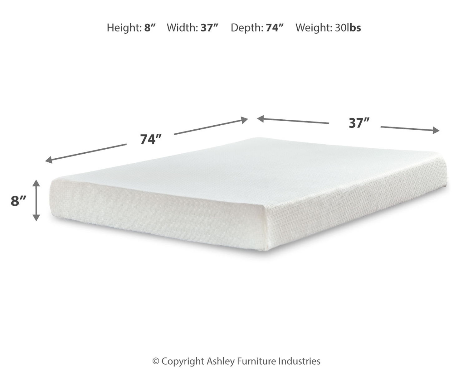 Chime 8 Inch Memory Foam - Medium Memory Foam Mattress - Image 7