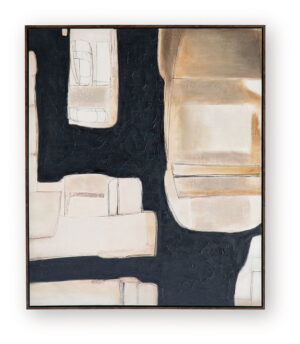 Feyville - Wall Art - Black / Brown / Cream