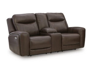 Gravier - Power Reclining Loveseat With Console / Adjustable Headrest - Cordova