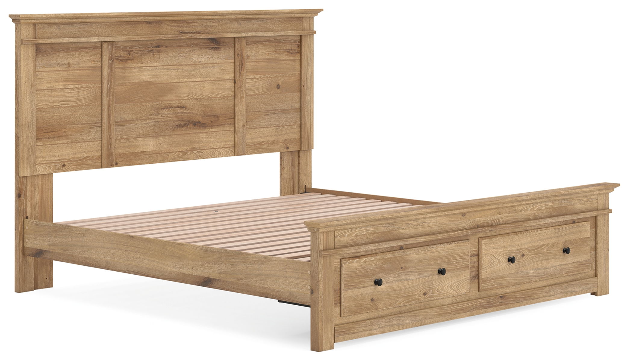 Makidern - Panel Storage Bed With Storage Footboard - Image 14