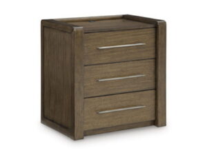 Marxmore - Three Drawer Night Stand - Brown