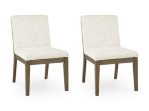 Marxmore - Dining Upholstered Side Chair (Set of 2) - Beige / Brown