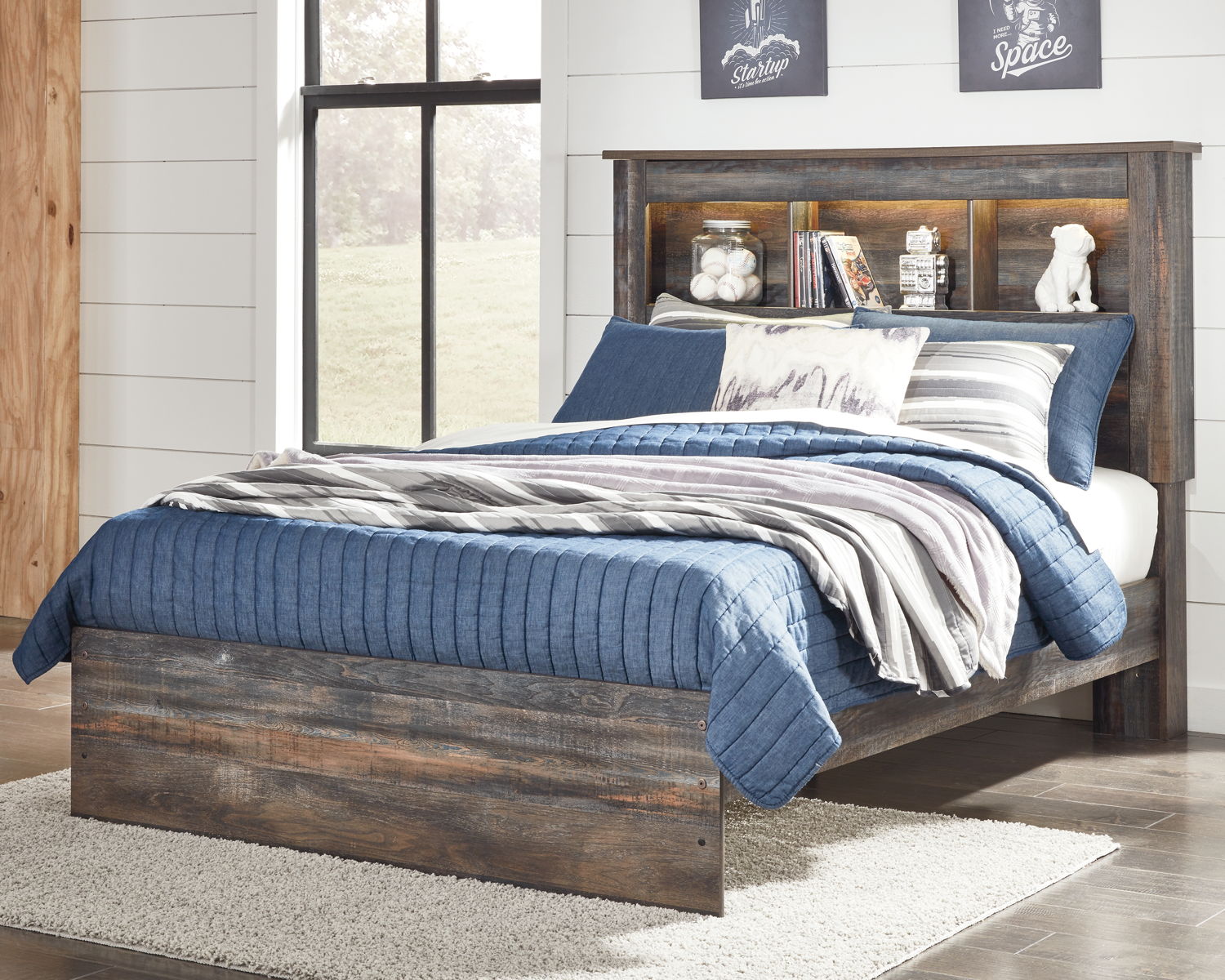Drystan - Panel Bookcase Bed - Image 7