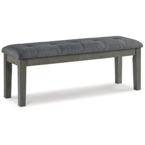Hallanden - Large UPH Dining Room Bench - Black / Gray
