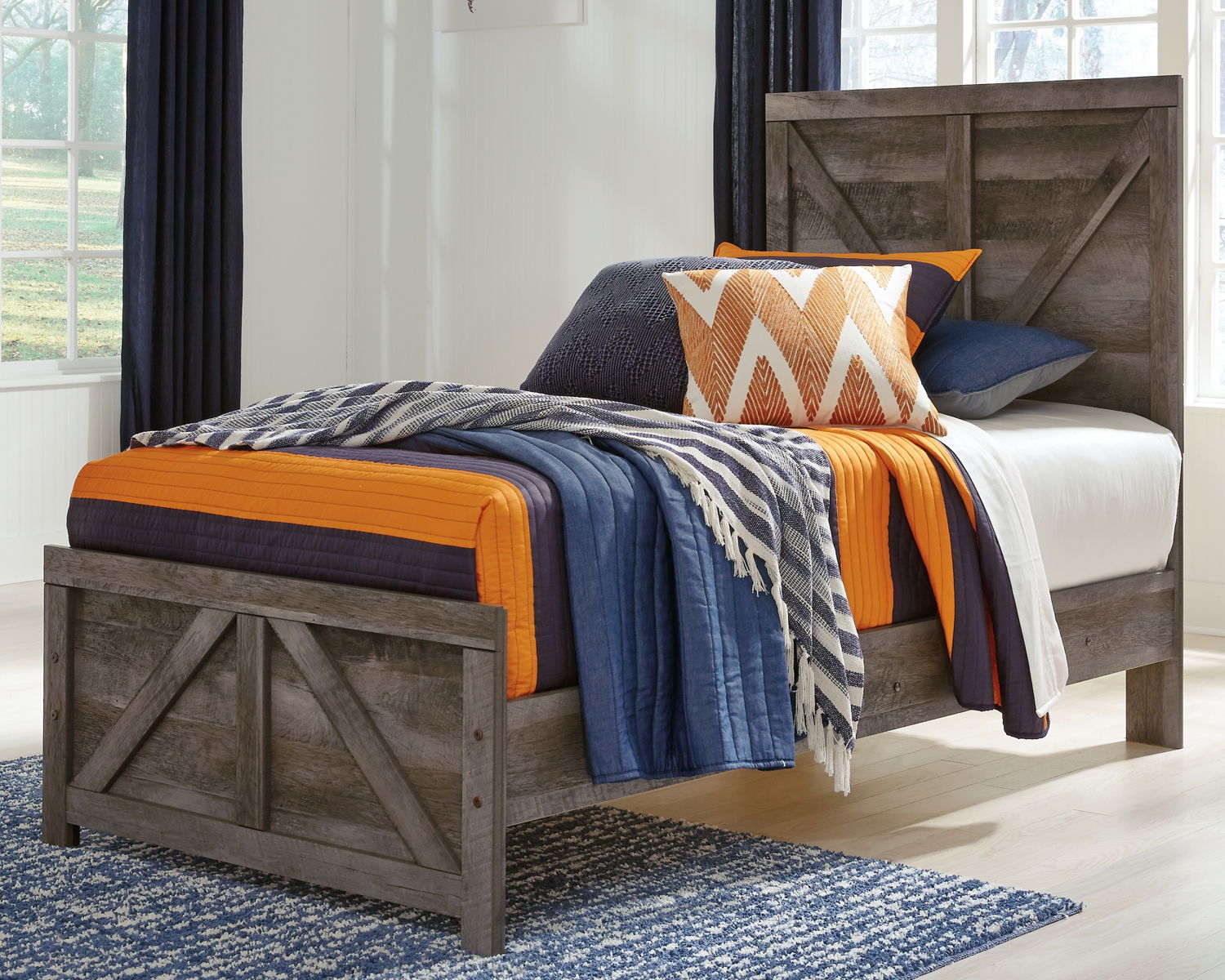 Wynnlow - Crossbuck Panel Bed - Image 13