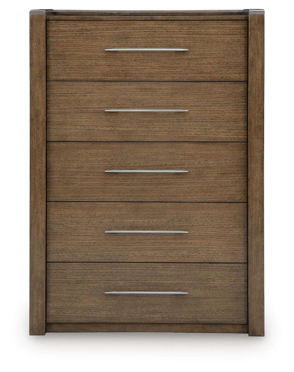 Marxmore - Five Drawer Chest - Brown - Image 2
