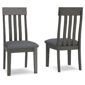 Hallanden - Dining UPH Side Chair (Set of 2) - Black / Gray