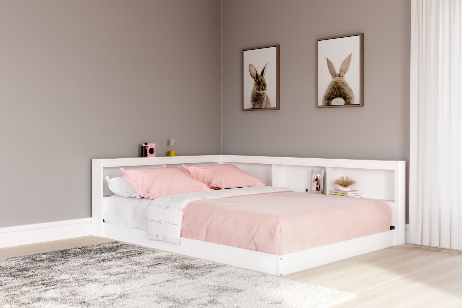 Piperton - Bookcase Storage Bed - Image 5