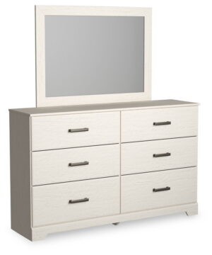 Stelsie - Dresser, Mirror - White