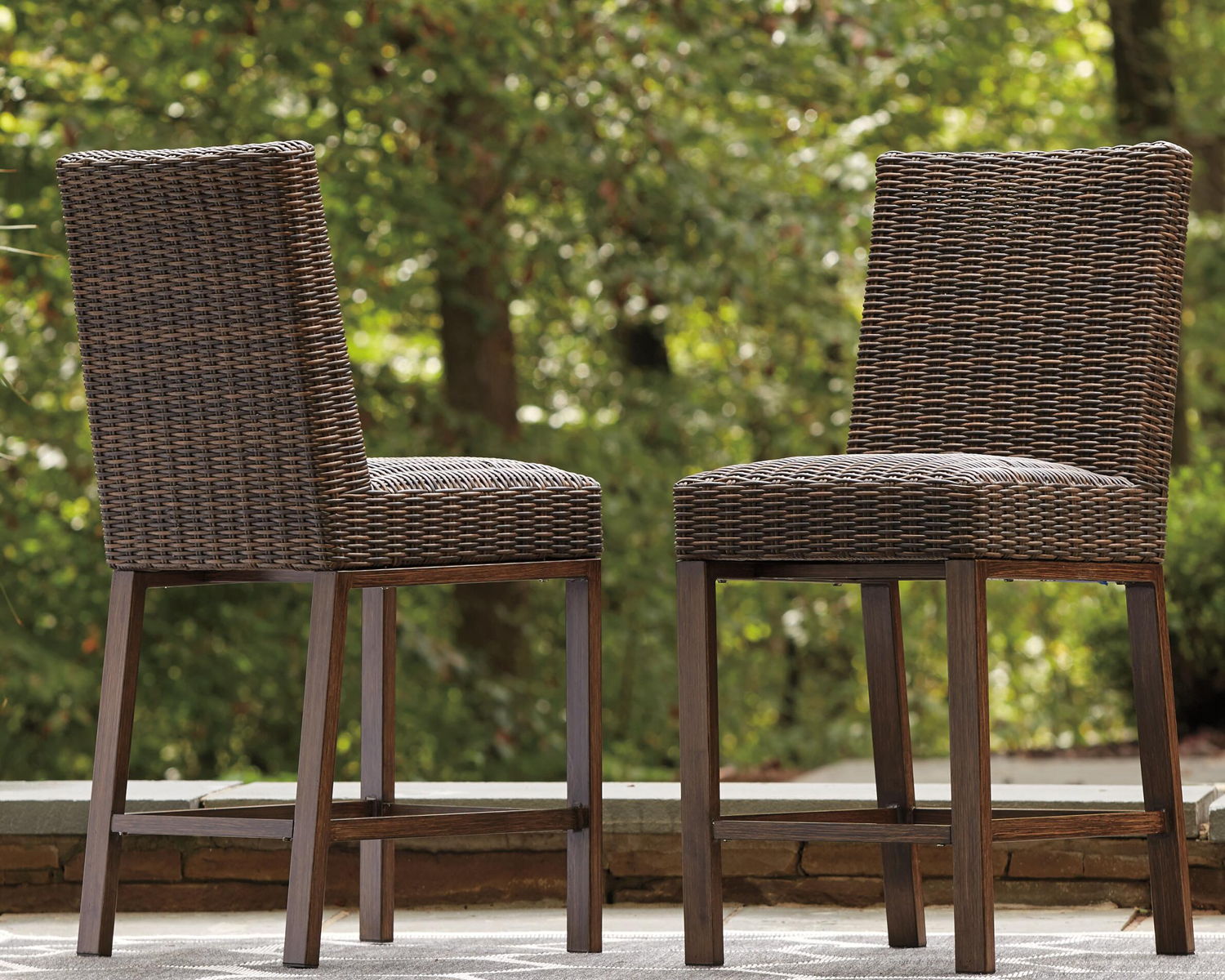 Paradise Trail - Barstool (Set of 2) - Medium Brown - Image 4
