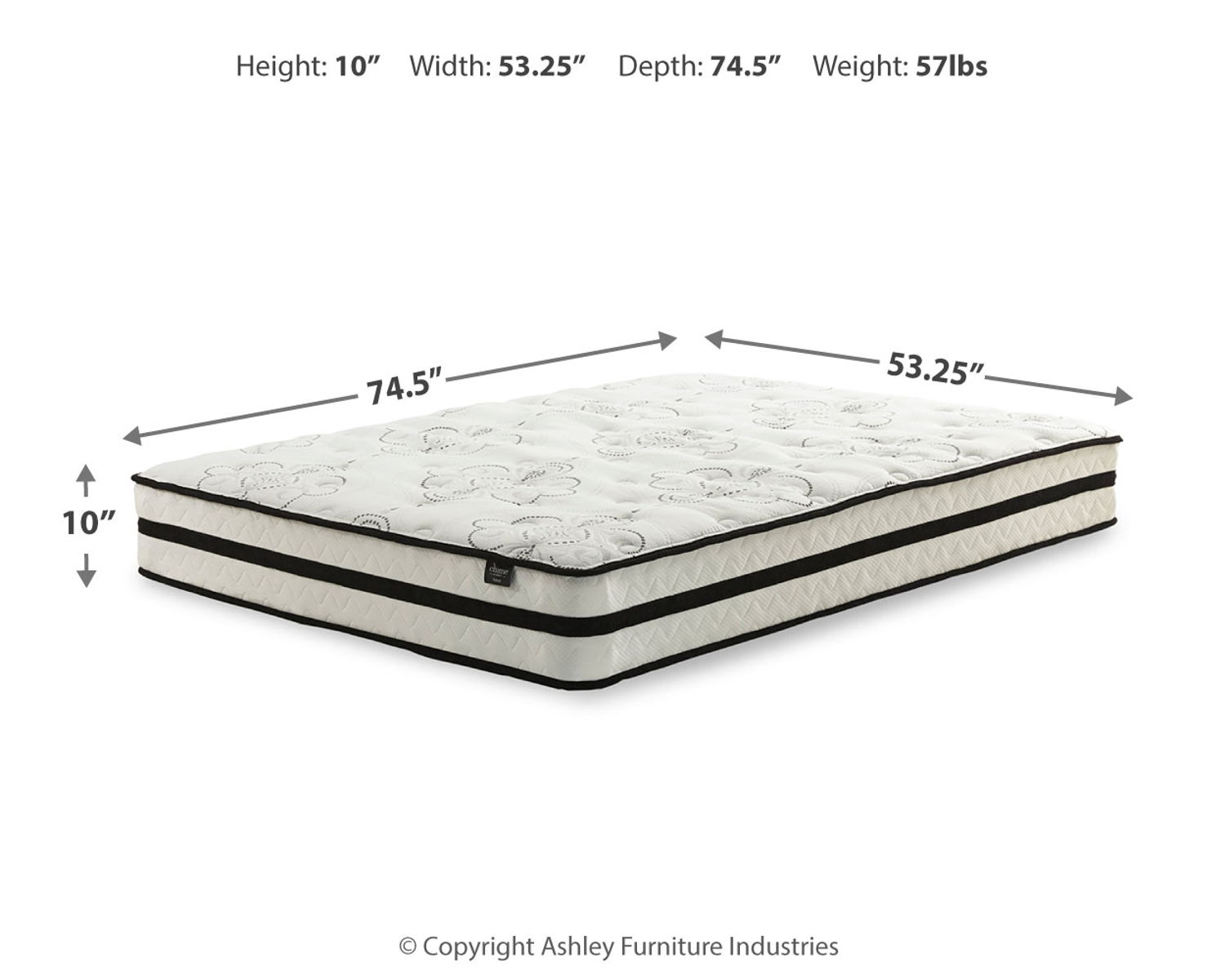 Chime 10 Inch Hybrid - Medium Hybrid Mattress - Image 5