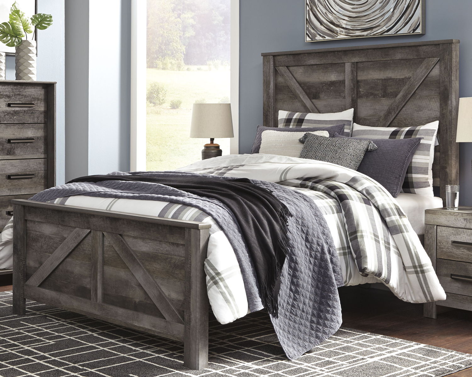 Wynnlow - Crossbuck Panel Bed - Image 3