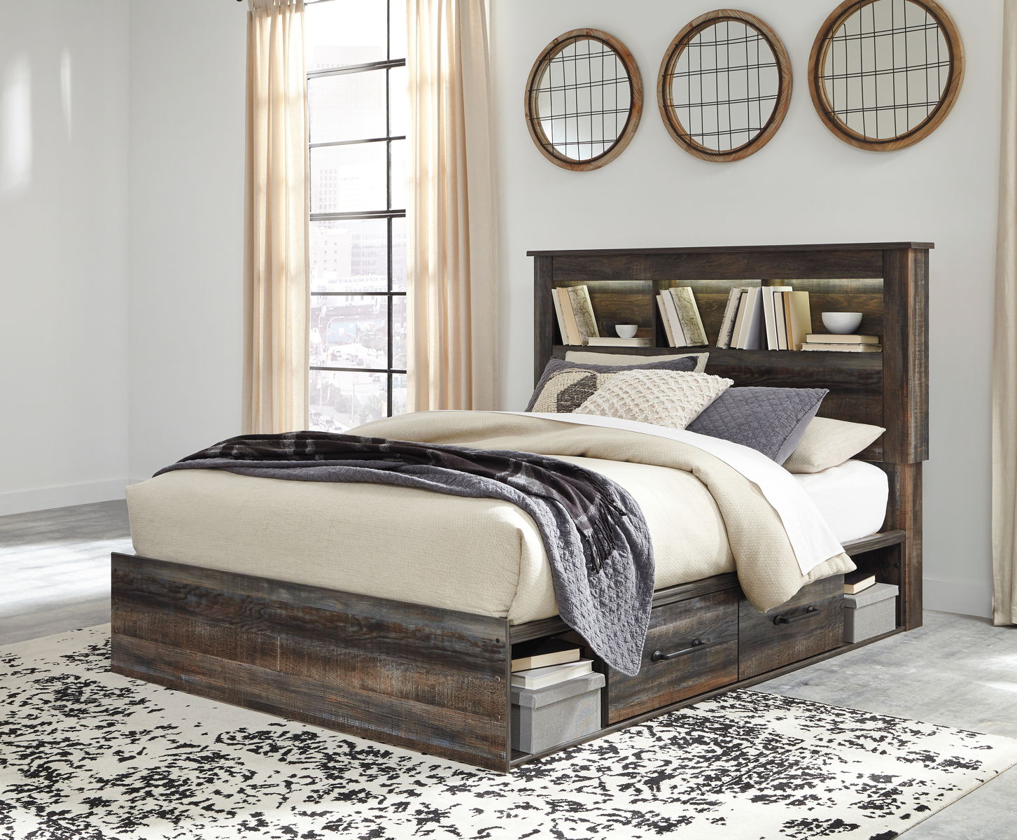 Drystan - Panel Bookcase Bed - Image 30