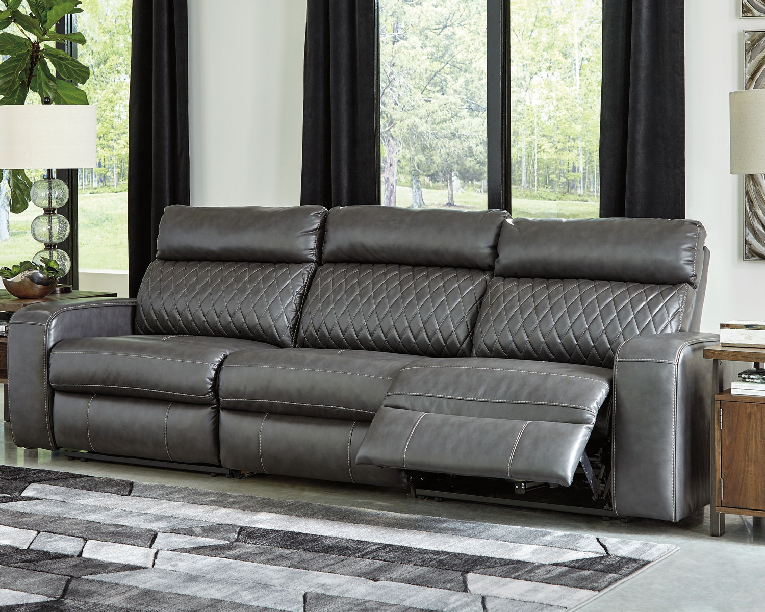 Samperstone - Power Reclining Sectional - Image 5