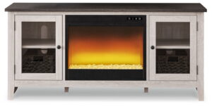 Dorrinson - TV Stand With Fireplace Insert